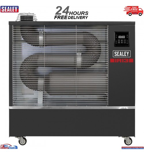 Sealey IR13 Diesel Industrial Infrared Heater 13kw 44,500 BTU 240v-50Hz